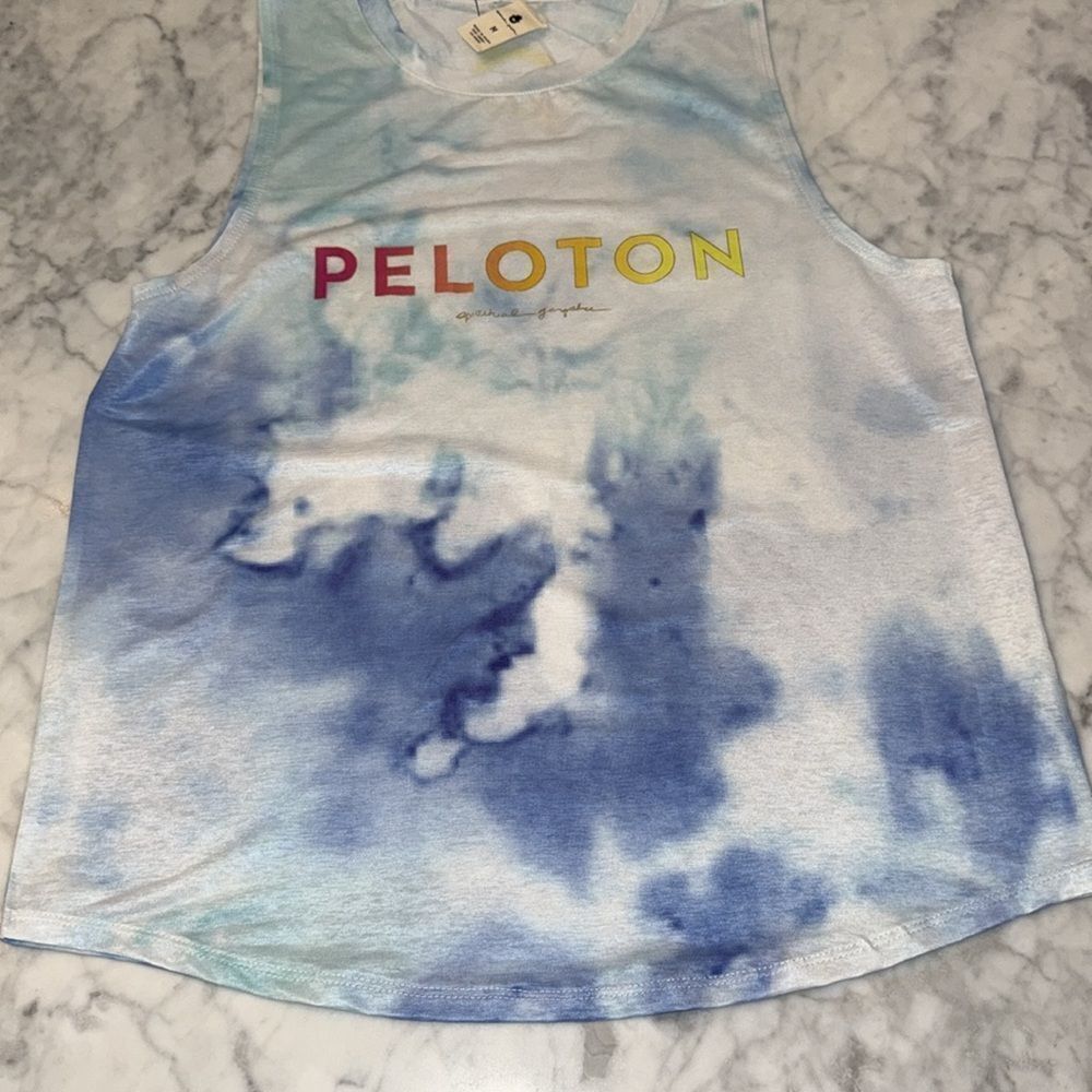 NWT Spiritual Gangster X Peloton Tie-Dye Oil Active Muscle Tank M - Picture 4 of 6